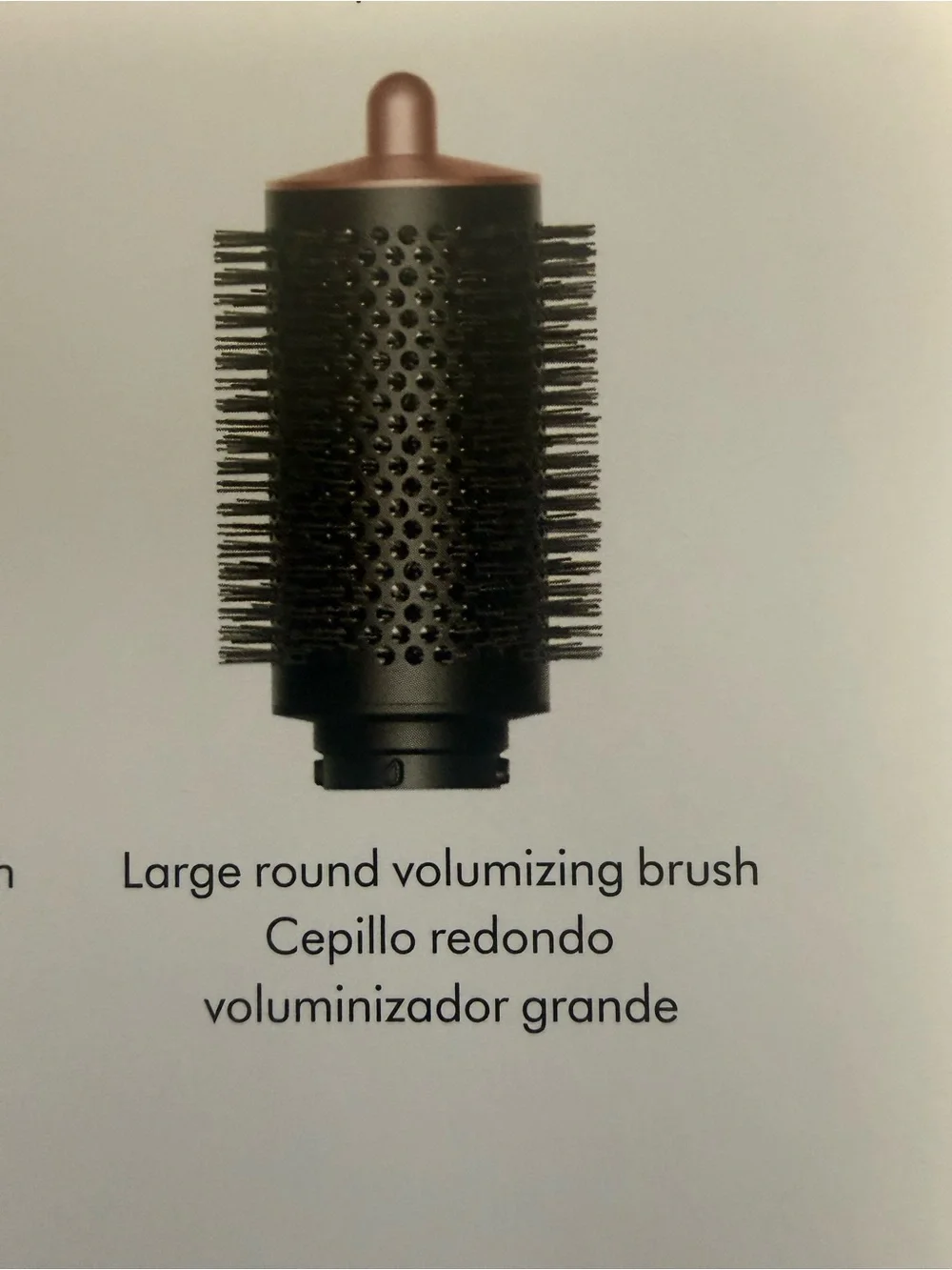 Dyson rose gold/pink Large Round Styling Brush  For AirWrap. BRAND NEW UNOPENED